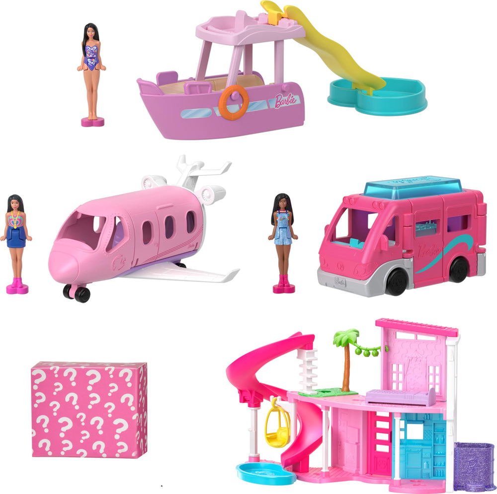 Barbie Mini BarbieLand DreamHouse elevator in action for quick storytelling
