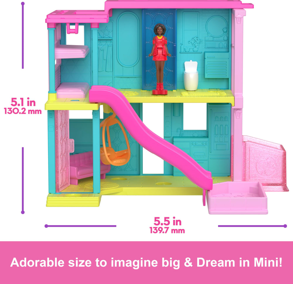 Barbie Mini 1.5-inch doll with pet for storytelling