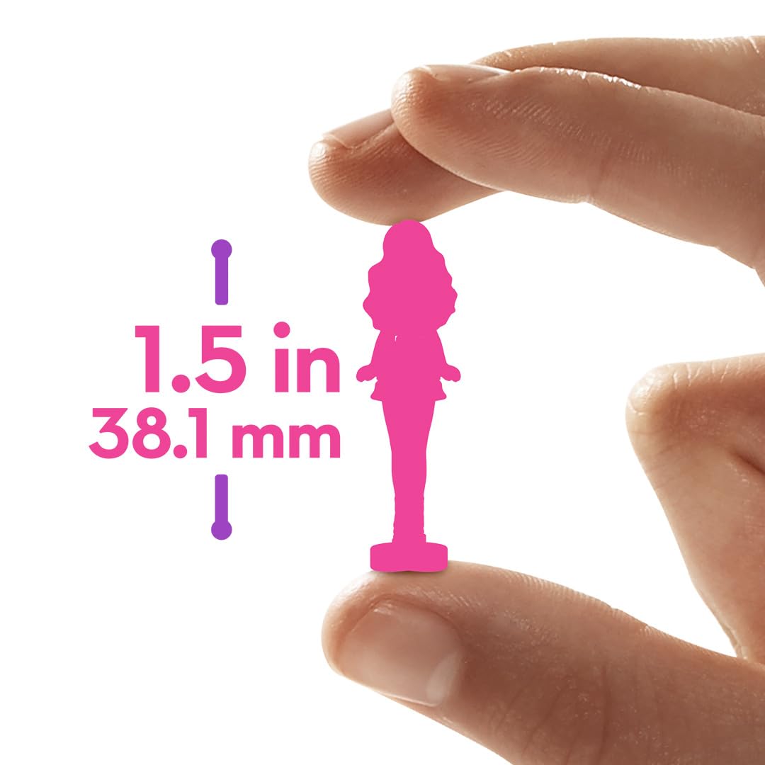 Barbie mini-doll displayed on a compact stand for display play.