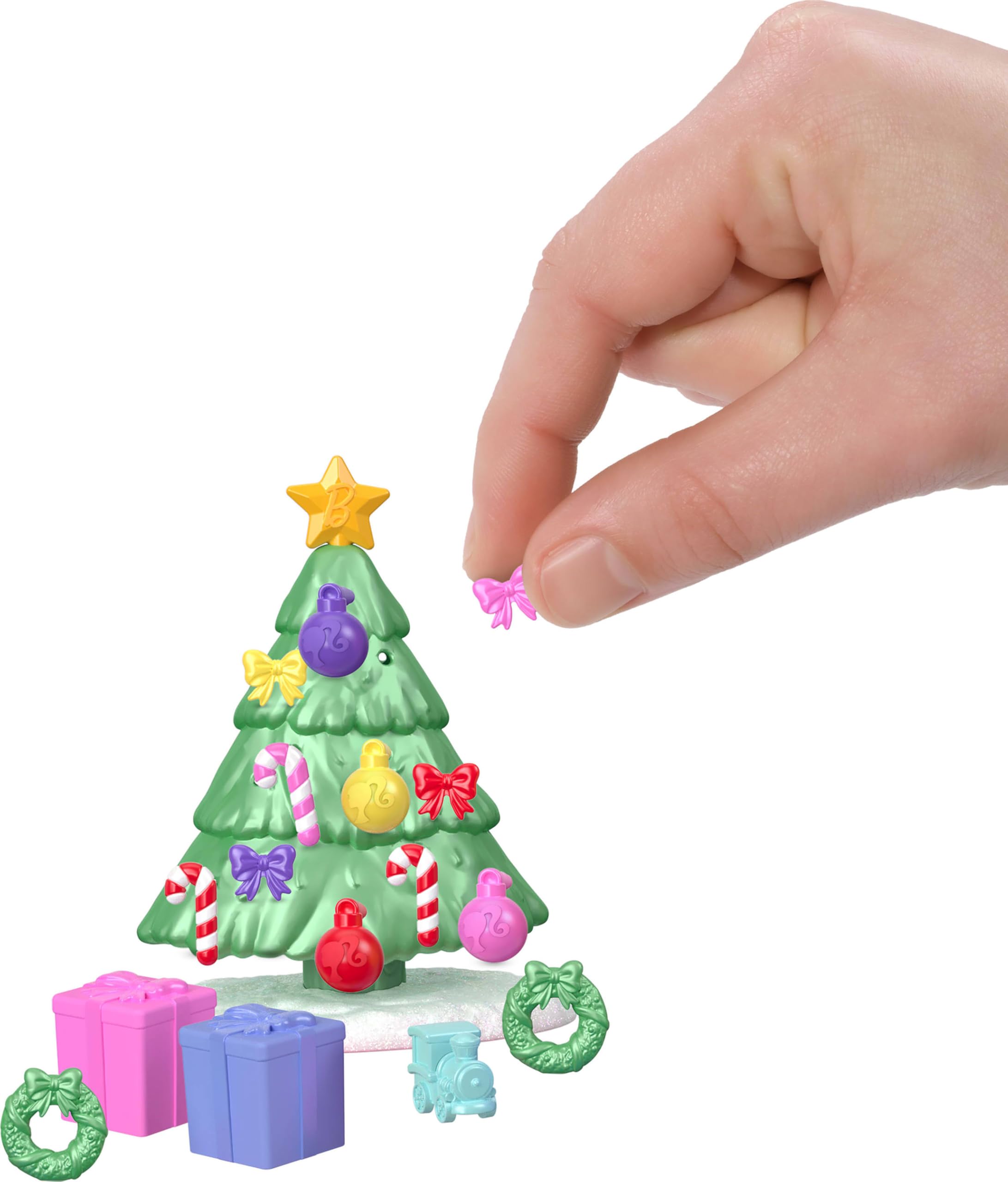Barbie Mini Land Advent Calendar Christmas tree and accessories spark imaginative village scenes