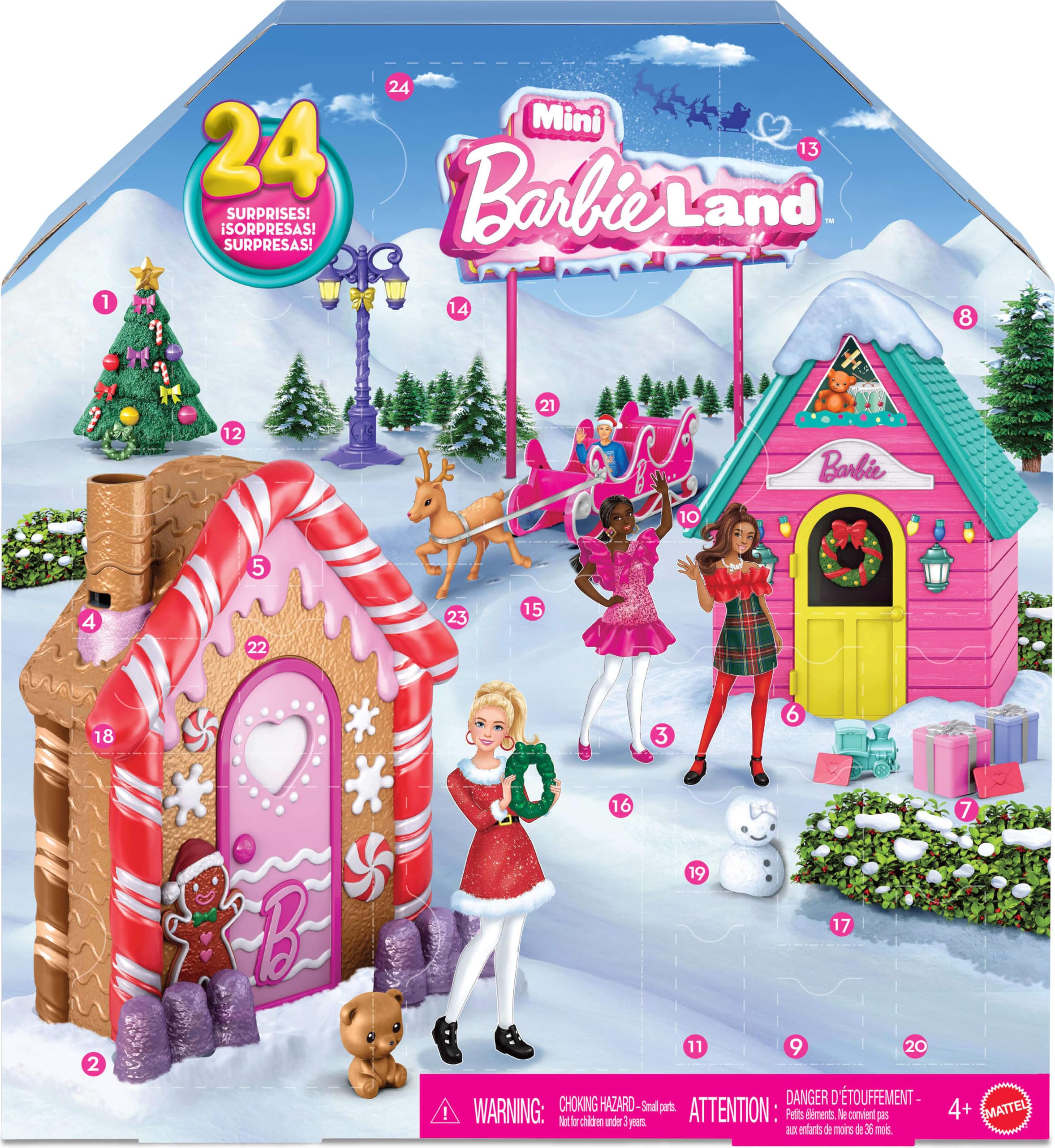 Barbie Mini Land Advent Calendar reindeer adds festive charm to mini scenes