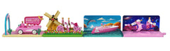 Barbie The Movie collection connects with Mini BarbieLand sets for expanded scenes.