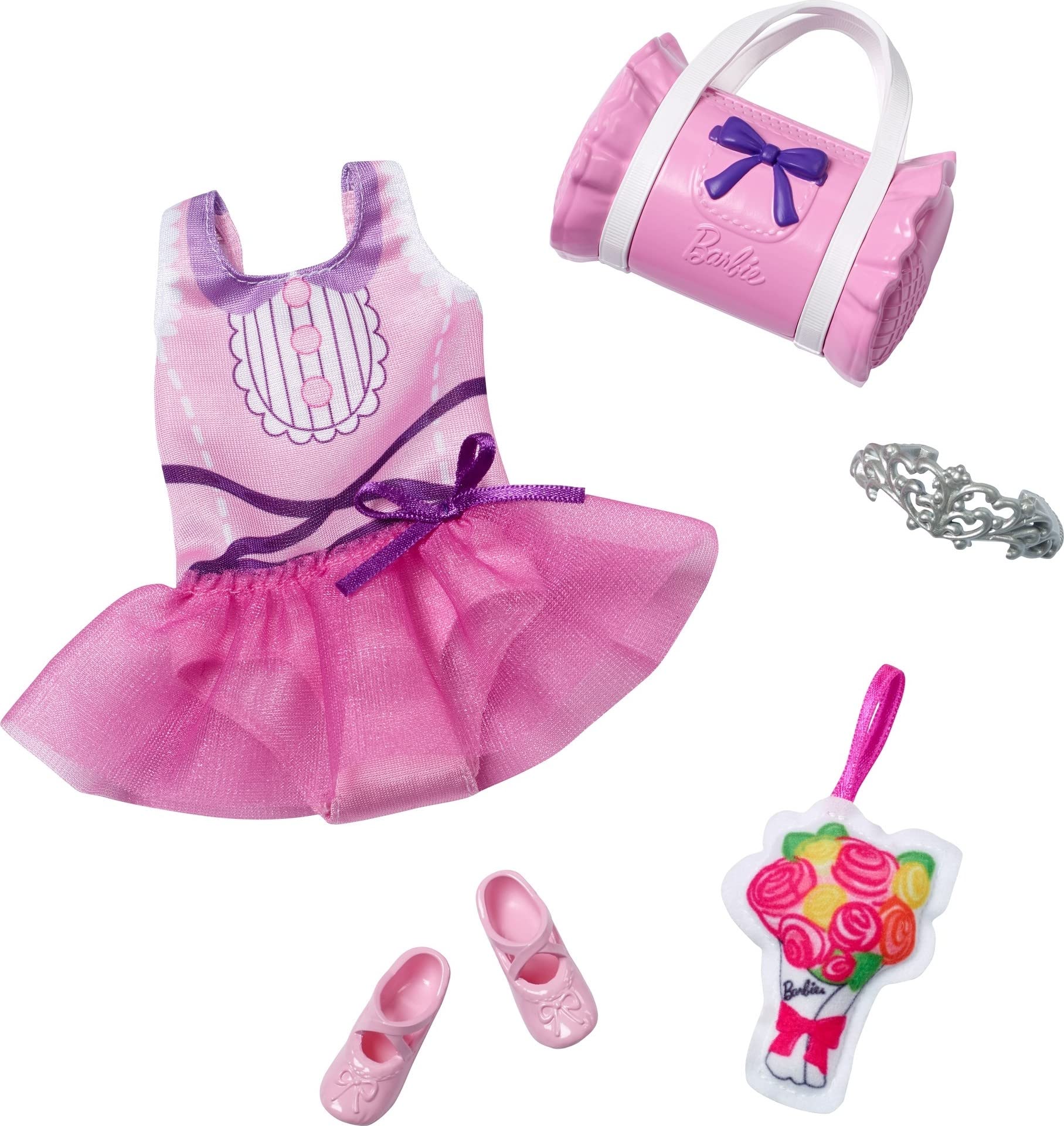 Barbie My First Barbie tutu leotard set for gentle dress-up play and storytelling.