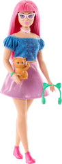 Barbie Mysteries Daisy doll in signature outfit boosts imaginative play and storytelling.