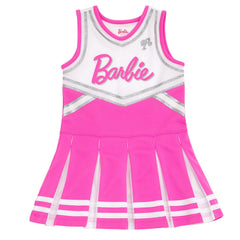Barbie outfit on child during playtime highlighting comfort and mobility.