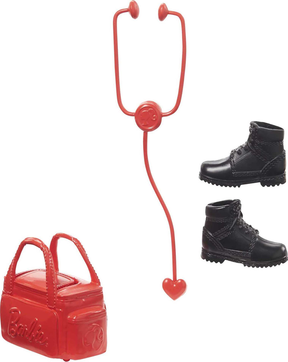 Barbie paramedic doll in petite body for approachable play.