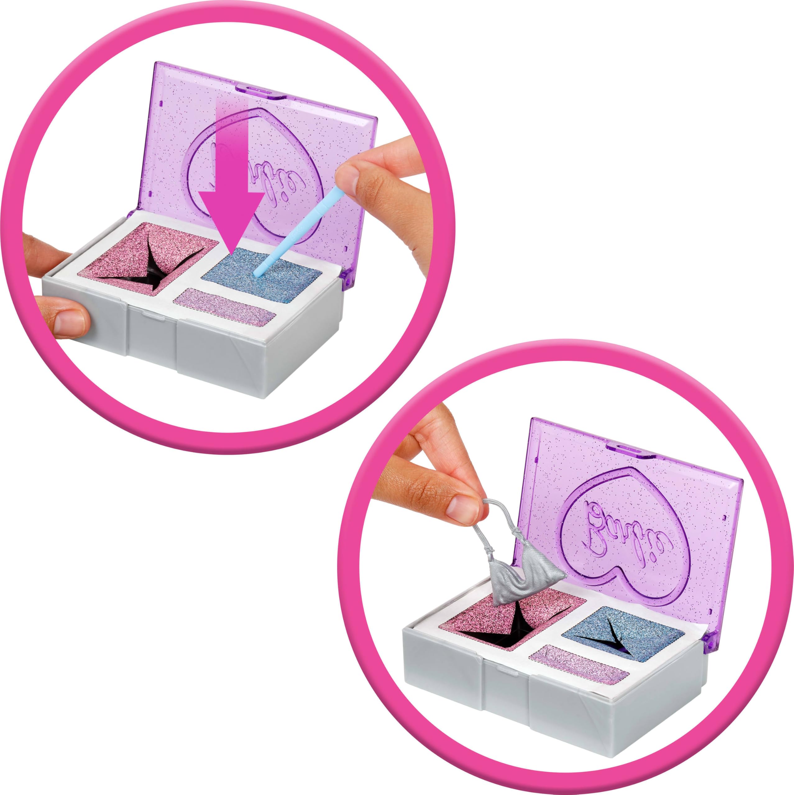Barbie Party Unboxed color-change water reveal for repeated transformations.