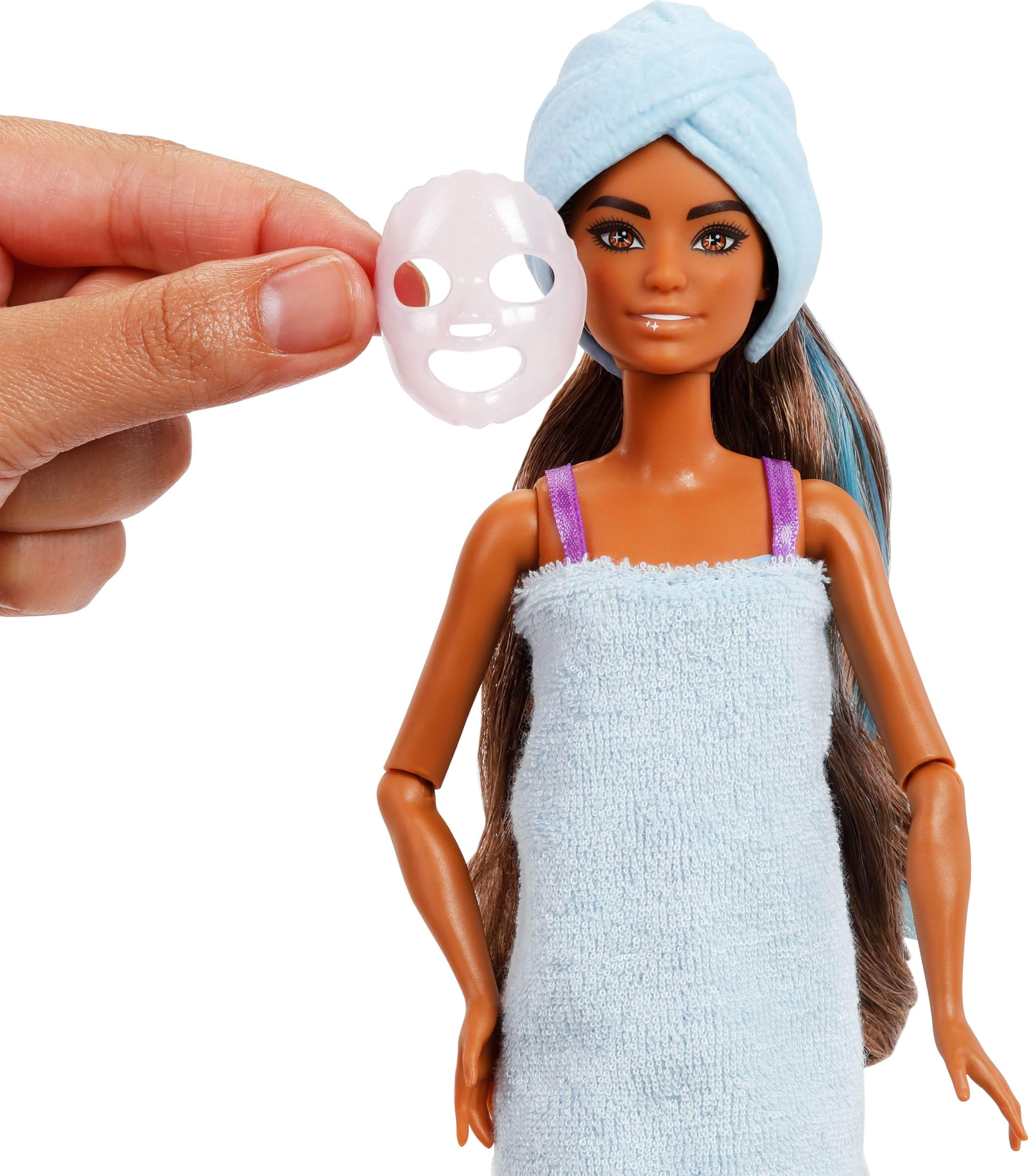 Barbie Party Unboxed lipstick-tube jelly slime reveals a kitten friend.