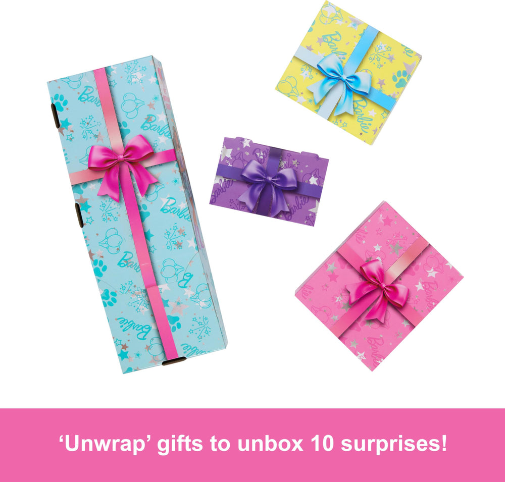 Barbie Party Unboxed puppy with bandana for dress-up adventures