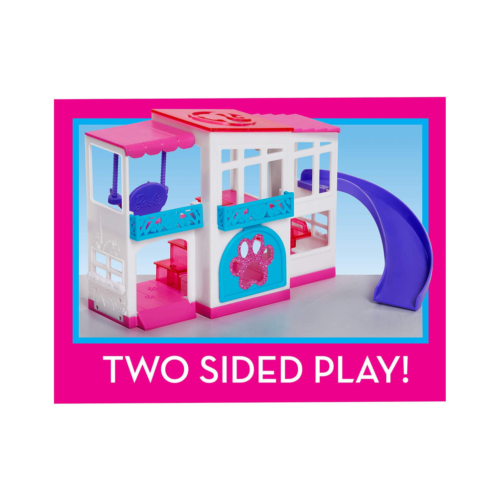 Barbie Pet Dreamhouse pool creating outdoor inspired poolside scenes