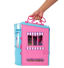 Barbie Pet Nursery Playset feeding area encourages nurturing routines.