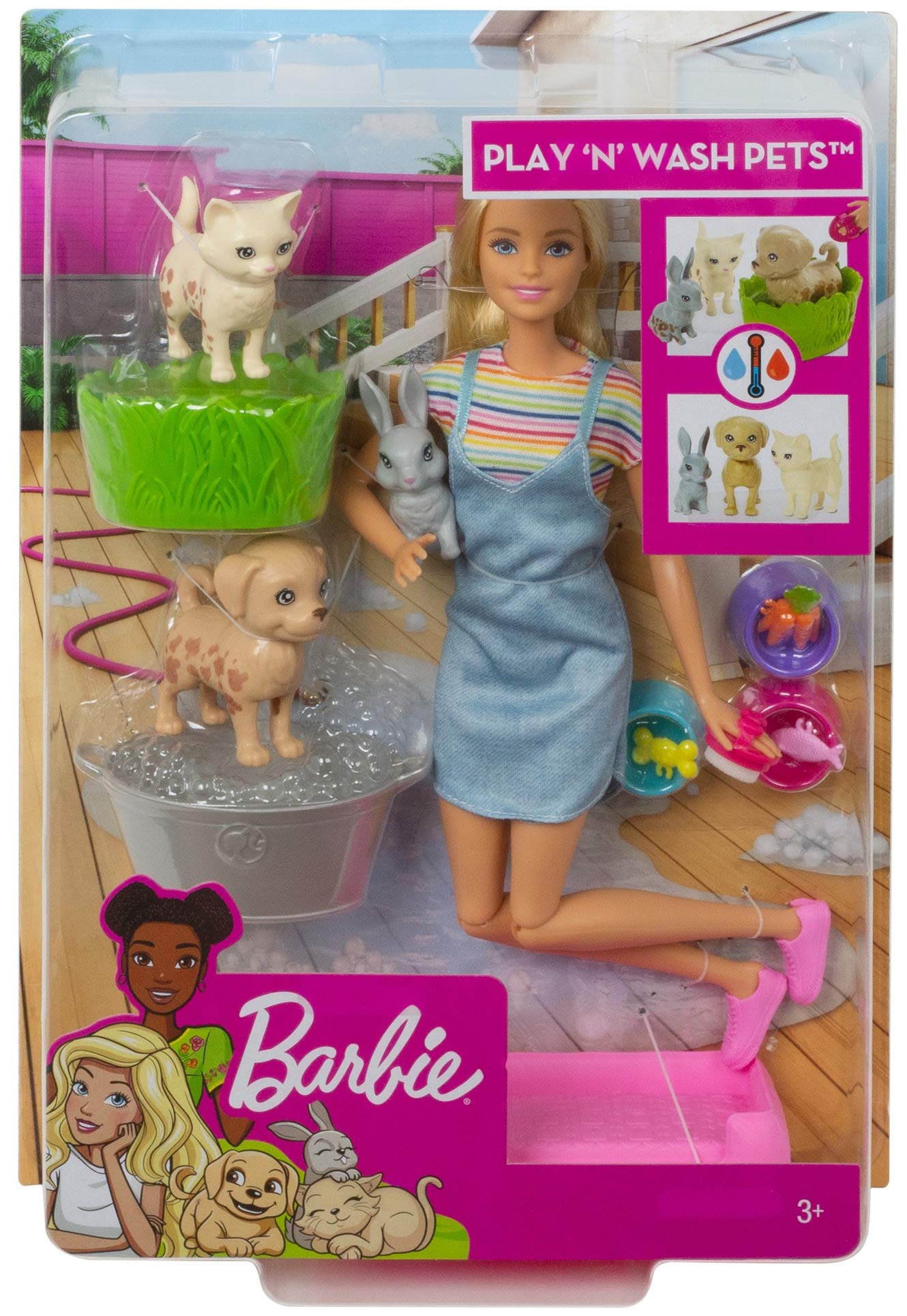 Barbie food bowls pair with snacks for meal-time pretend care
