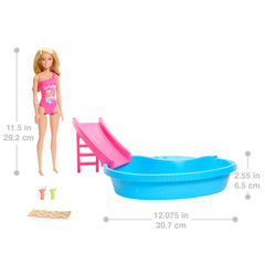 Two drinks add pretend refreshment to Barbie's pool party