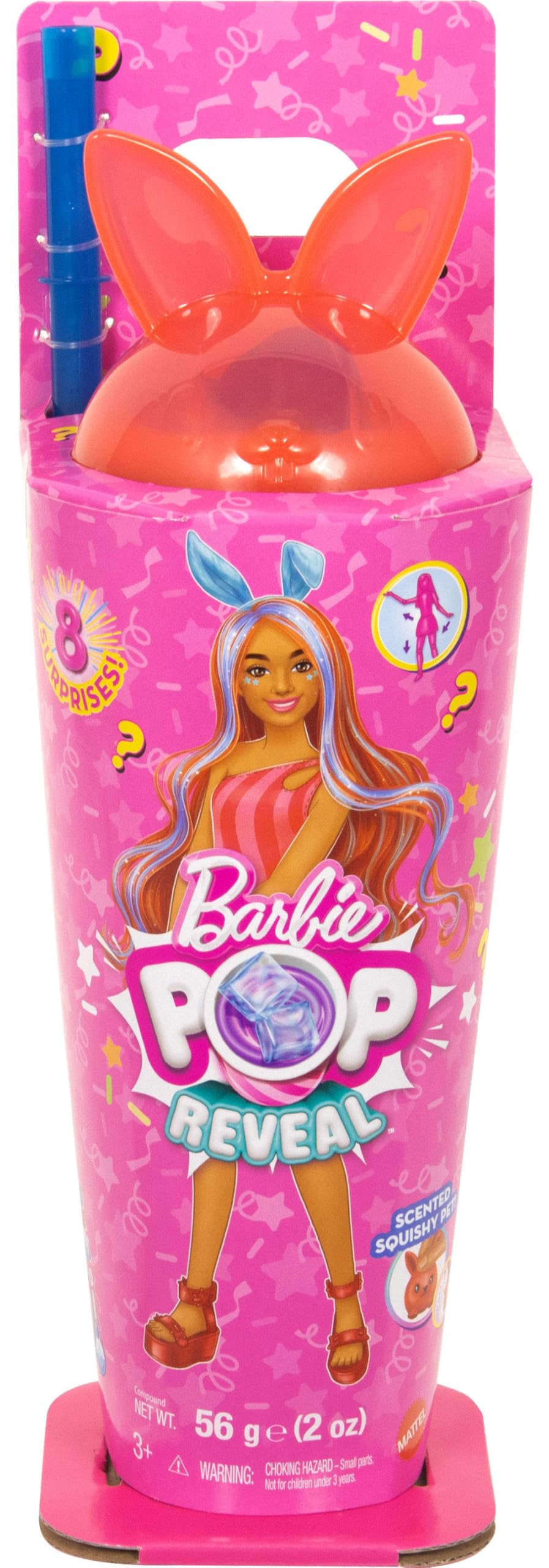 Barbie color-change face reveal adds interactive magic with water play.