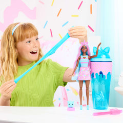 Slime-filled animal ear lid from Barbie Pop Reveal for tactile play