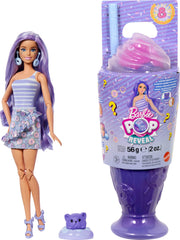 Barbie Pop Reveal Donut Dreams cup reveals surprises with a sweet scent for imaginative play.