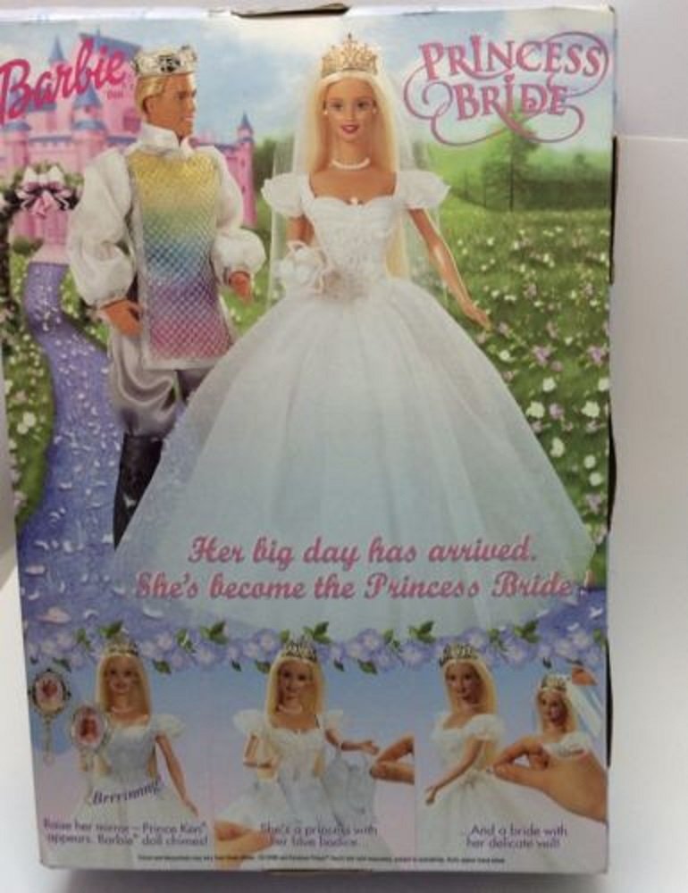 Barbie Princess Bride mirror reveals Ken for a magical moment during play.