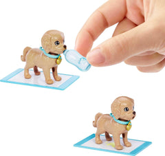 Barbie Pup Adoption puppies with color-change feature for interactive storytelling.