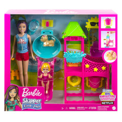 Barbie puppy sprinkler action creates splash moments and stories
