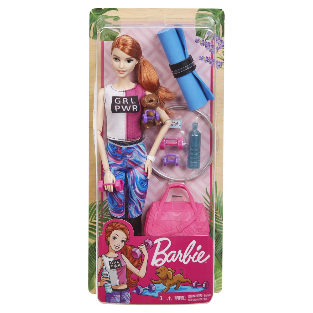 Barbie fitness doll wearing a sporty watch for storytelling moments