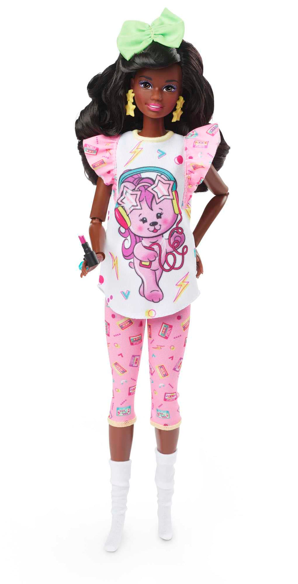 Barbie Rewind doll with curly black hair ready for display and imaginative play