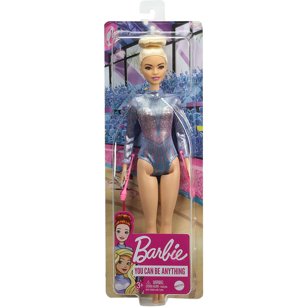Barbie rhythmic gymnast doll as a gift idea for ages 3 and up.