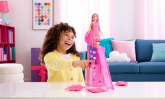 Barbie Rise & Surprise doll hair color-change feature with water