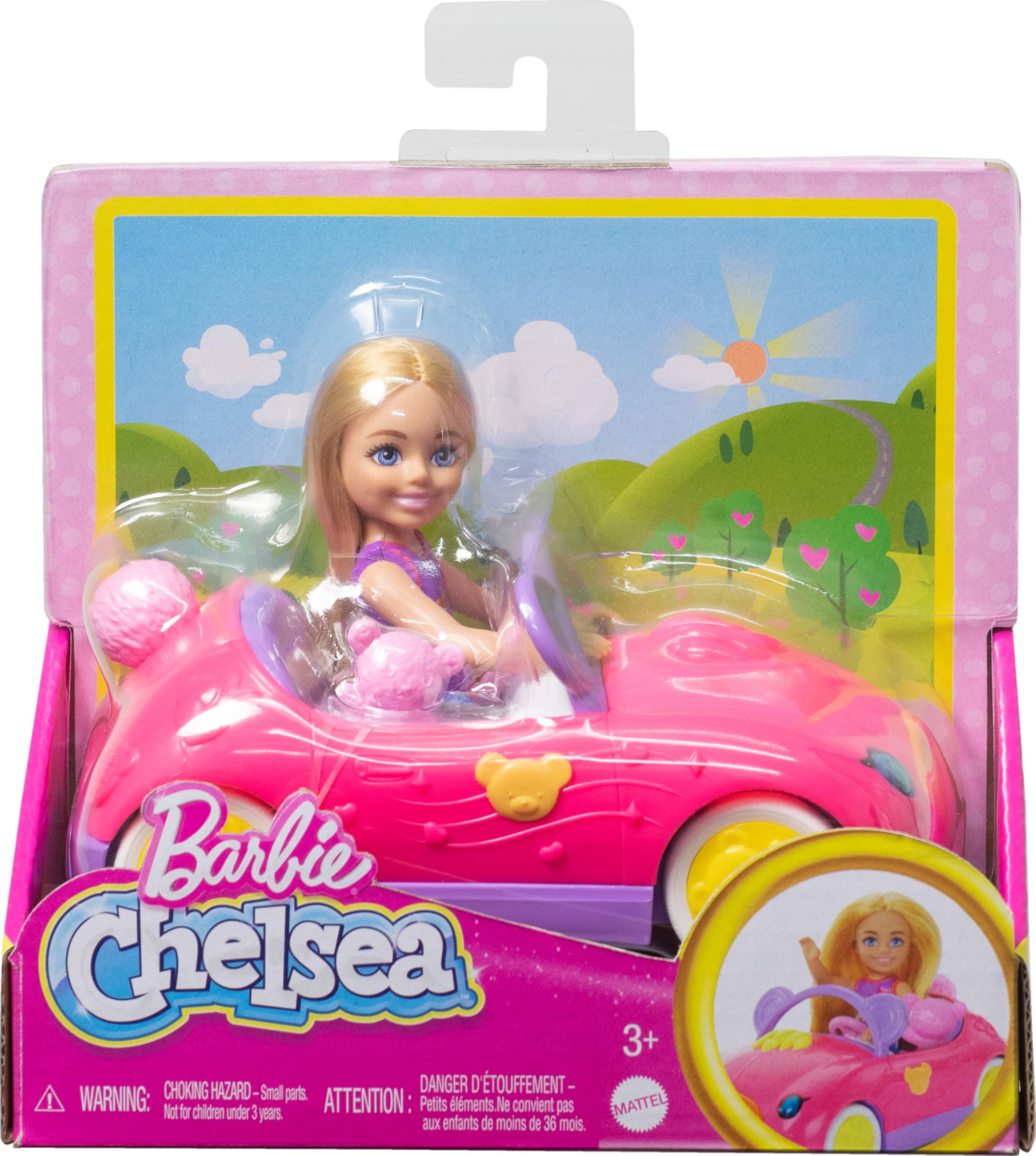 Barbie road-trip playset with rolling wheels supports cooperative play.