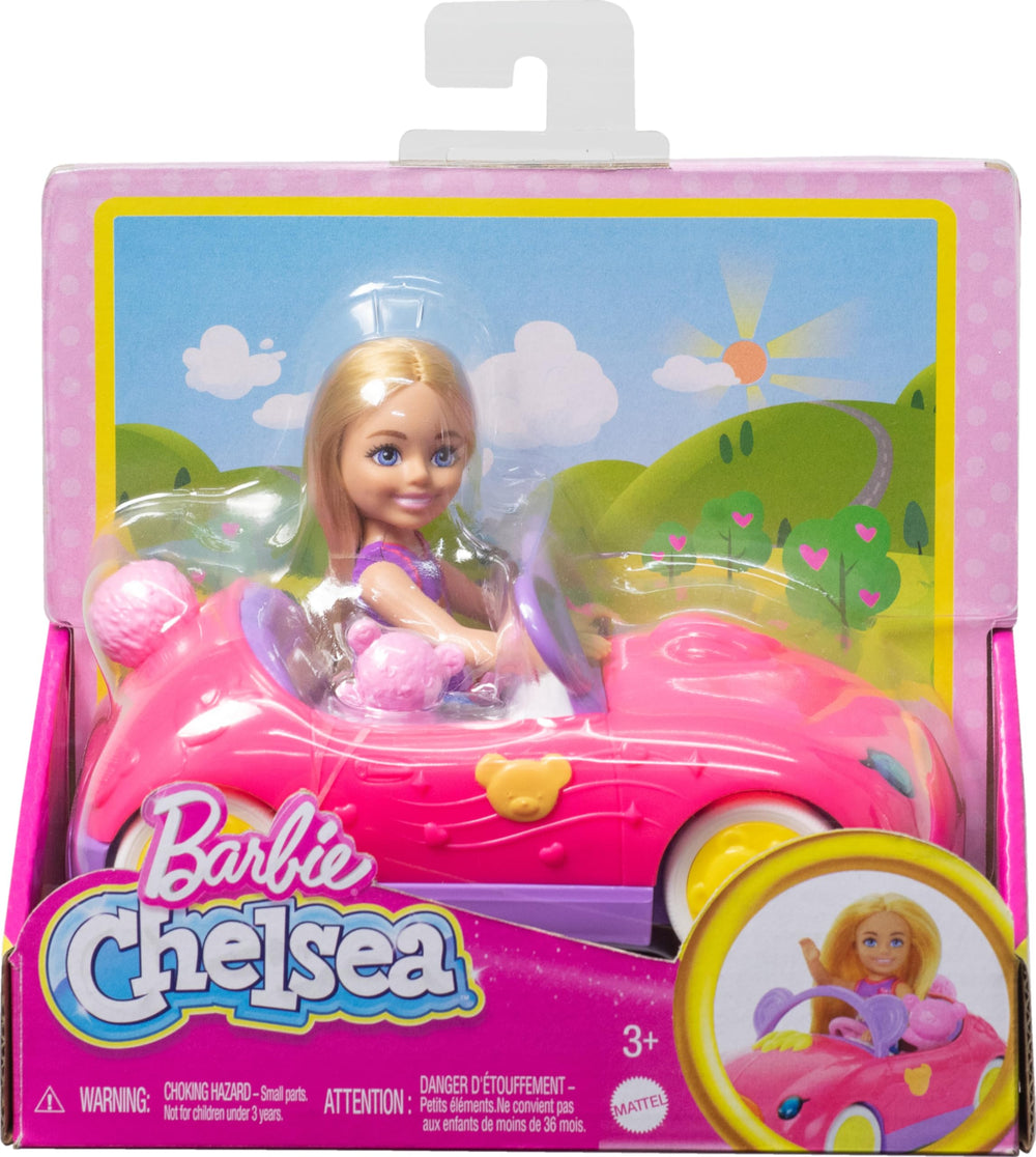 Barbie road-trip playset with rolling wheels supports cooperative play.