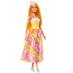 Barbie Royal Doll with bright fantasy hair for imaginative storytelling.