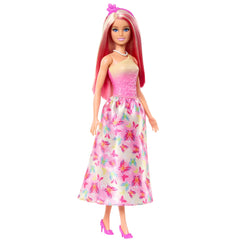 Barbie Royal Doll with pink and blonde hair for imaginative play
