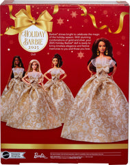 Barbie Signature 2025 Holiday Certificate of Authenticity included for collector value.