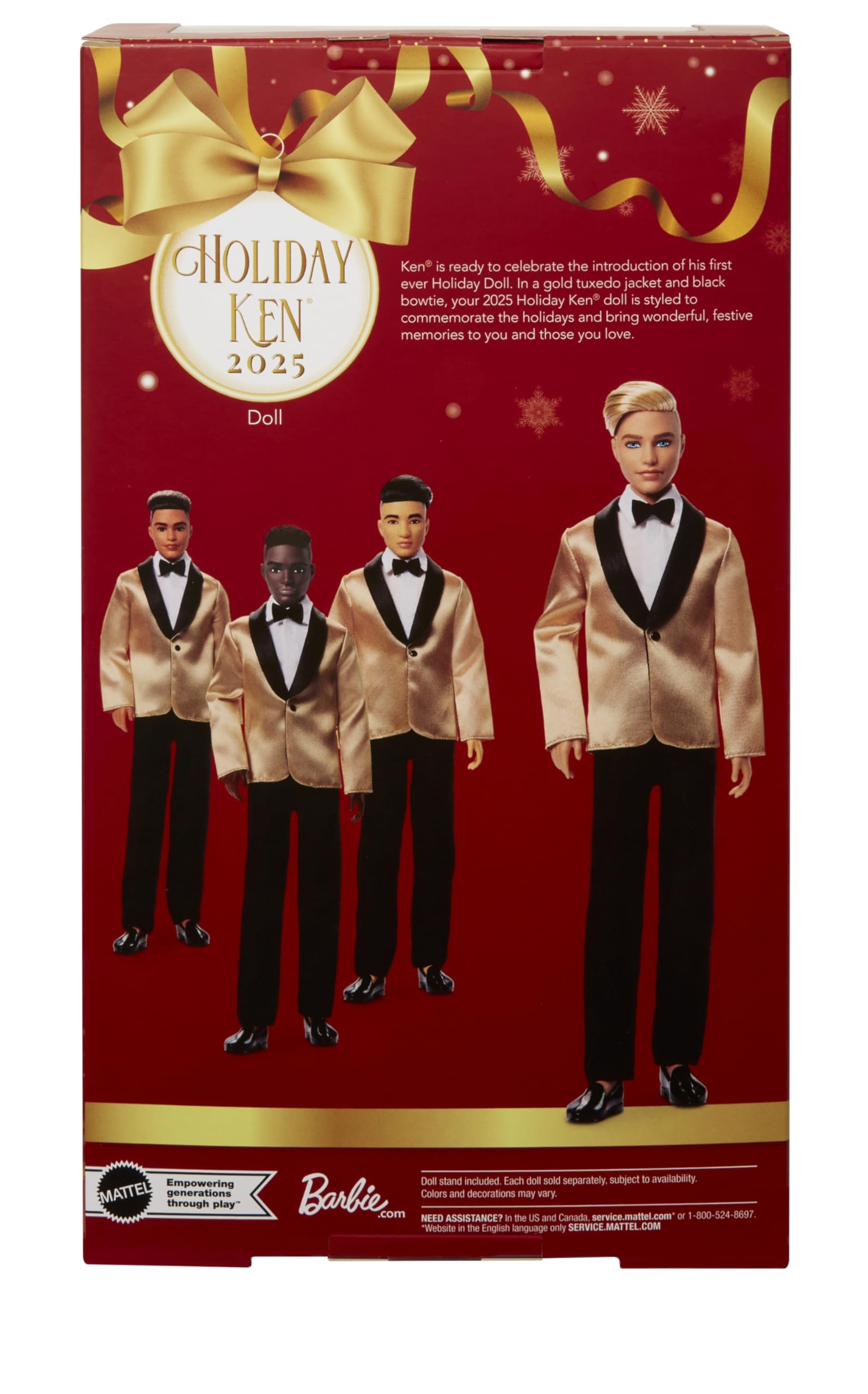 Doll stand and certificate of authenticity accompany the display piece.