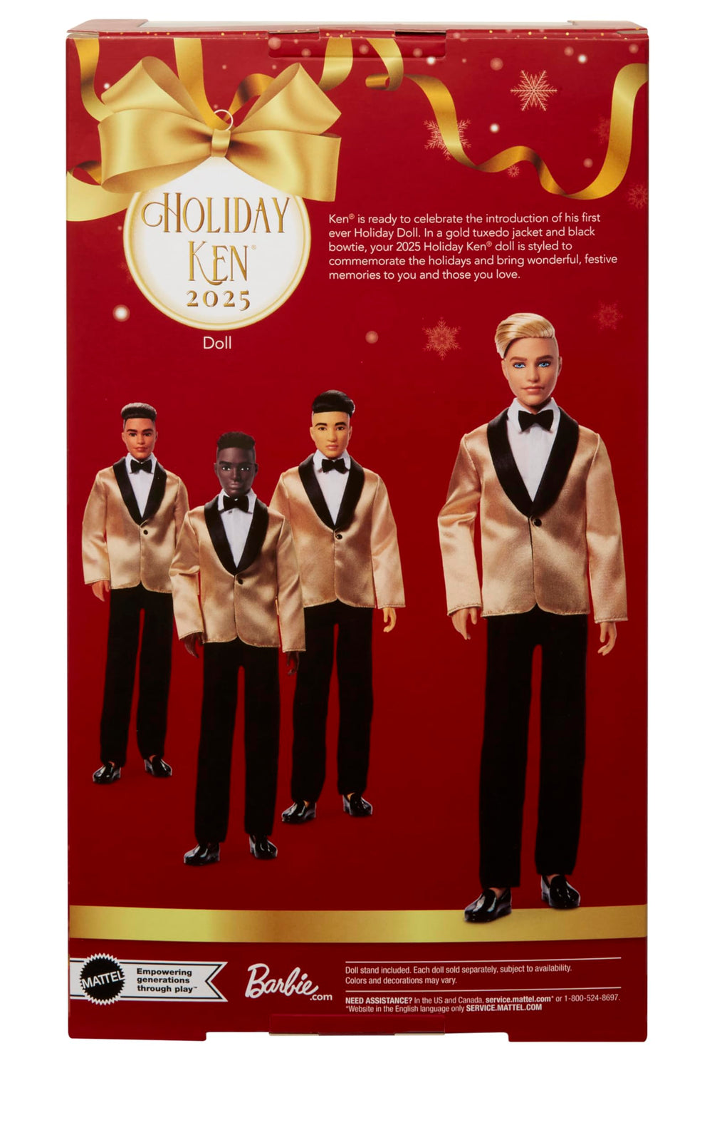 Doll stand and certificate of authenticity accompany the display piece.
