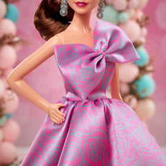 Barbie Signature Birthday Wishes hair and earrings show premium styling.