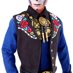 Barbie Signature Día De Muertos Ken calavera face paint enhances holiday theme