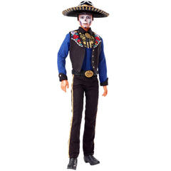 Barbie Signature Día De Muertos Ken in charro shirt and vest for stylish display