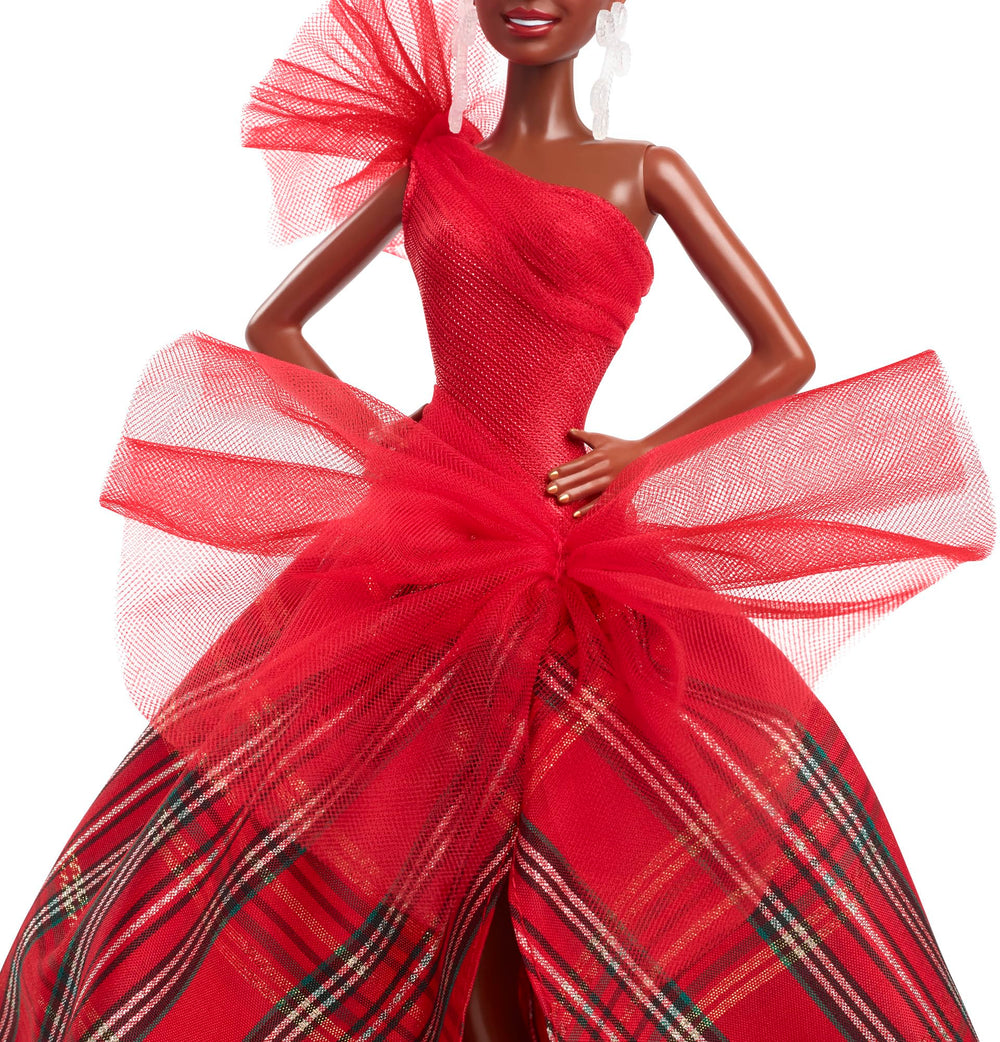 Barbie Signature doll with silver earrings for holiday sparkle