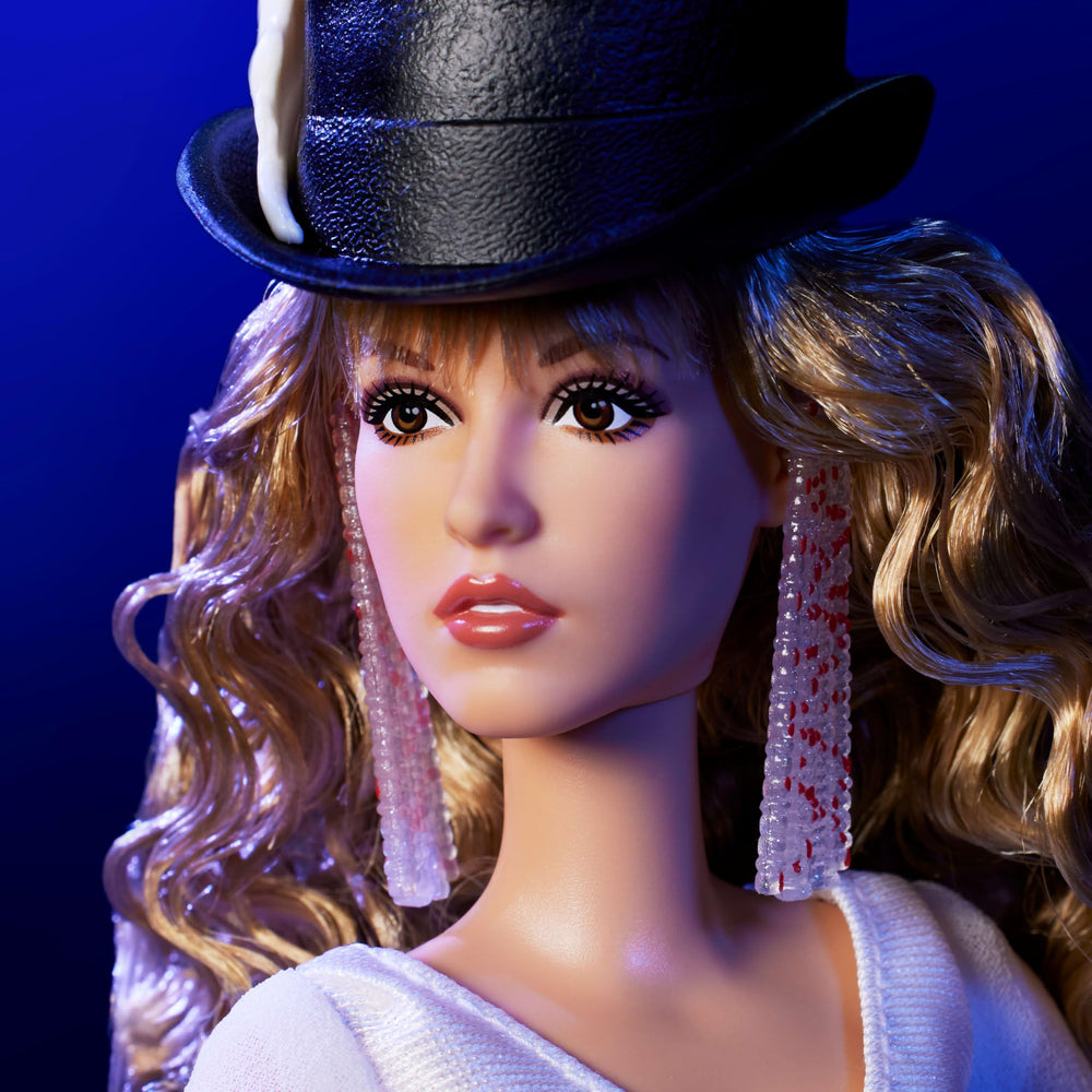 Barbie Signature Stevie Nicks microphone accessory enhances poseable storytelling for fans.