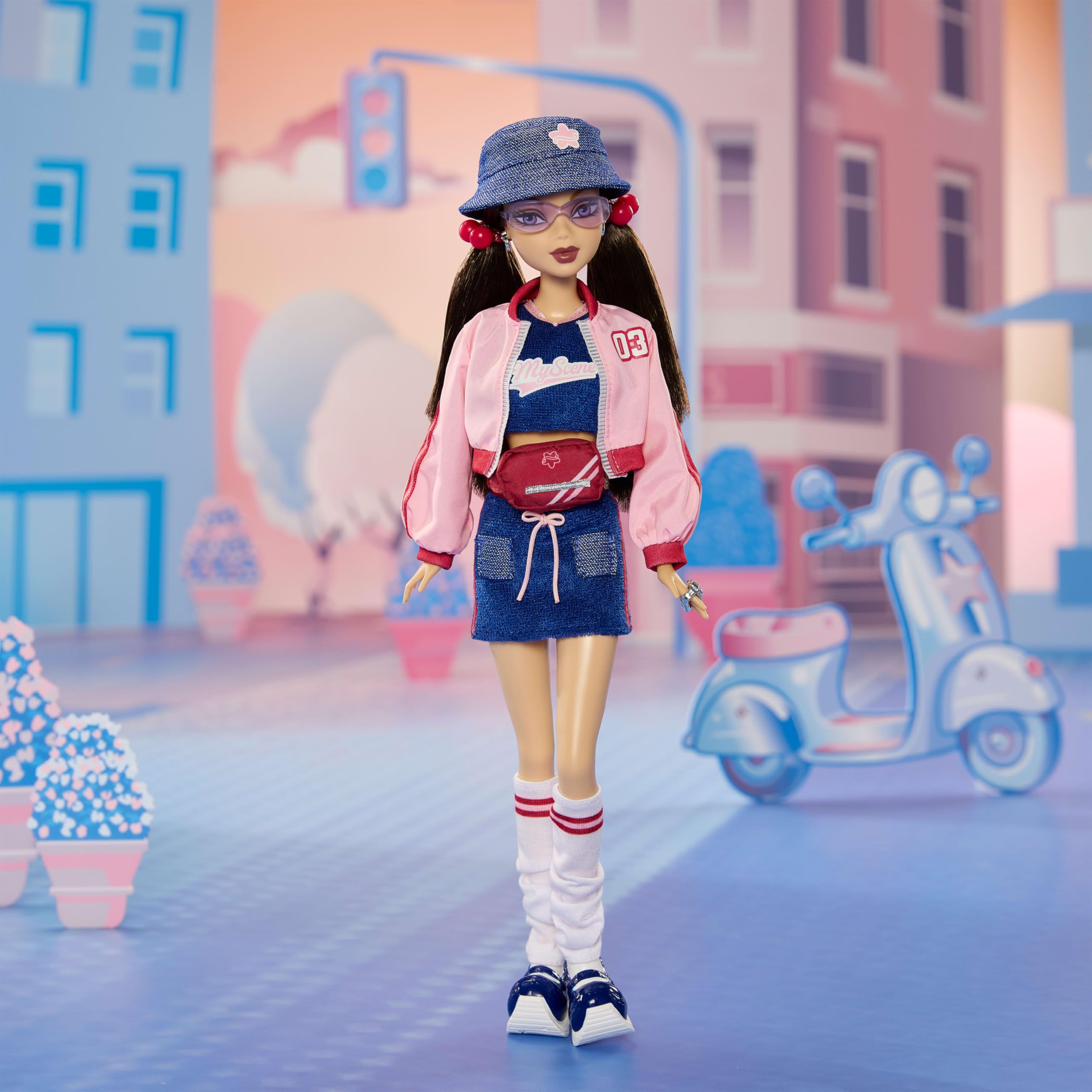 Barbie Signature Nolee cropped jacket showcasing retro chic styling for versatile outfits.