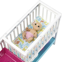 Barbie Skipper rocking horse offers cuddle ride-and-rock moments