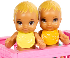 Barbie Skipper Twin Nursery bibs for quick cleanup