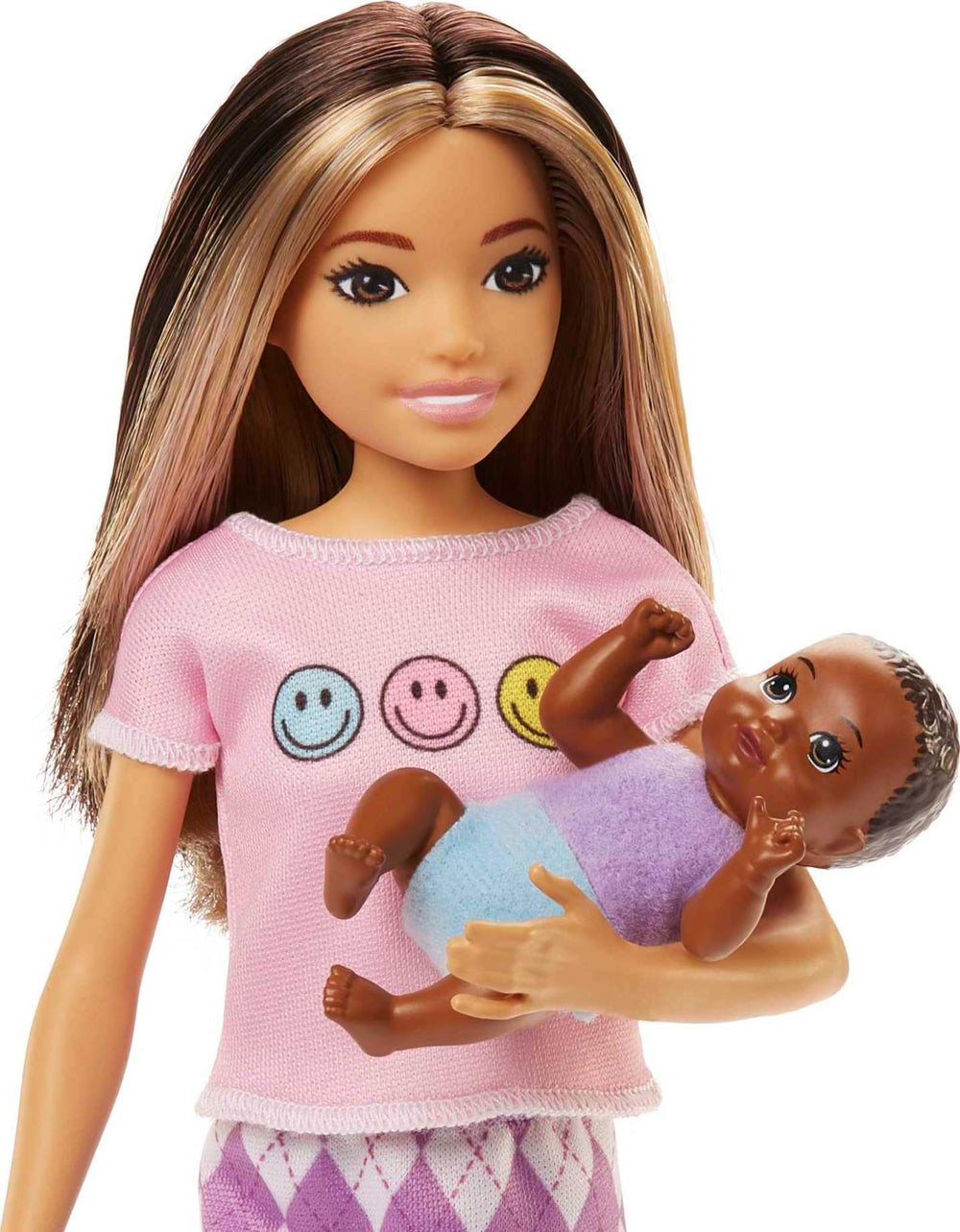 Barbie Skipper baby food jar for nurturing storytelling.