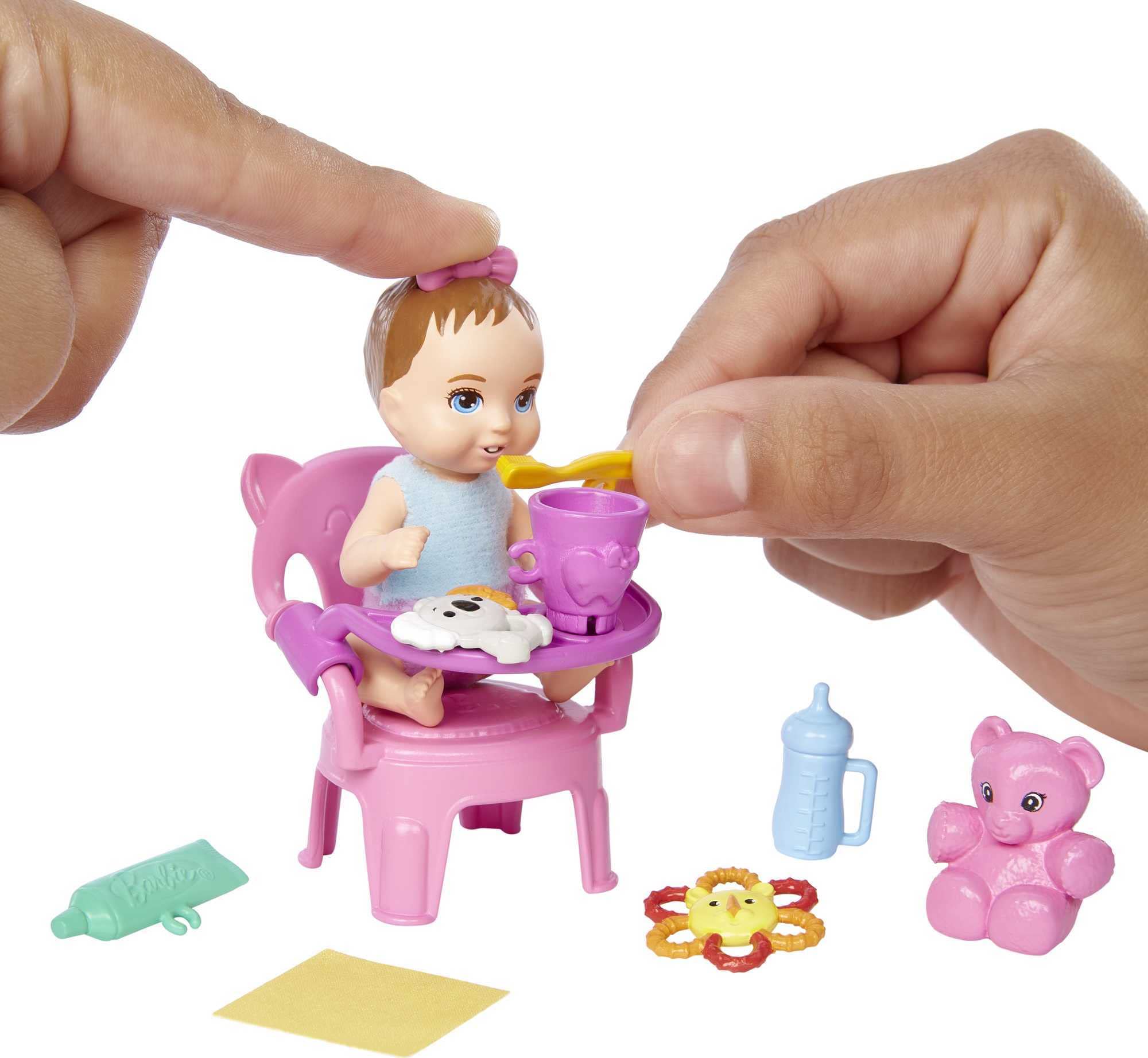 Barbie Skipper Babysitters Inc booster seat accessory supports authentic babysitting scenes