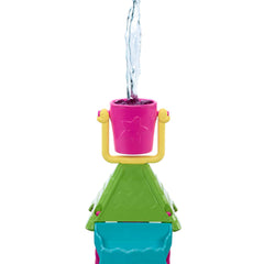 Barbie sprinkler puppy sprays water for interactive splash play