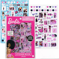 Barbie sticker book with 4 puffy sheets for decorating and imaginative play