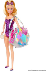 Barbie sunglasses and shell wristlet enhance sunny storytelling moments