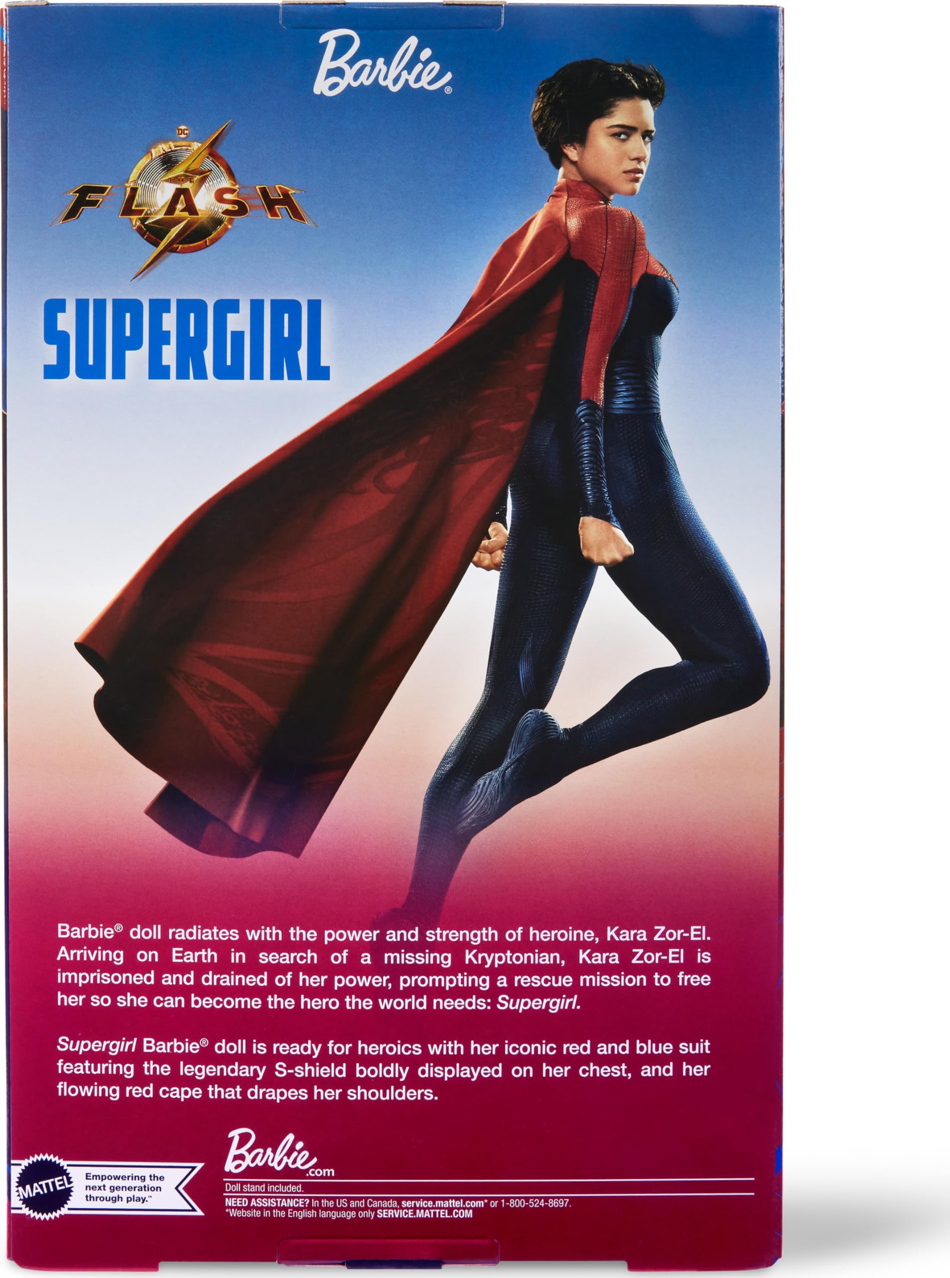 Barbie Supergirl ideal gift for fans of The Flash movie and superhero collectibles.