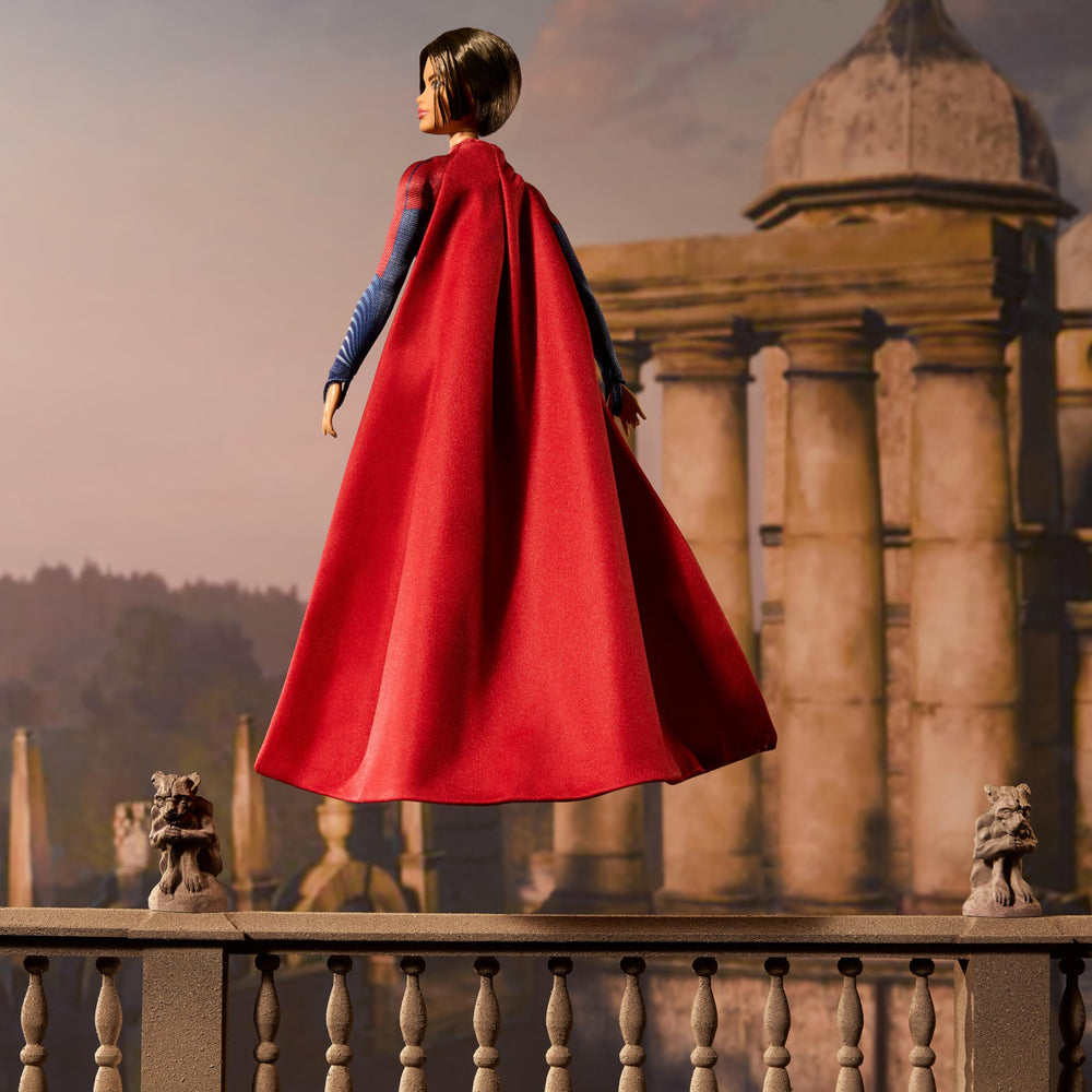 Barbie Supergirl package design presents a striking hero within display-ready packaging.