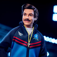 Barbie Ted Lasso coaching accessories: sunglasses, whistle, sneakers for role-play